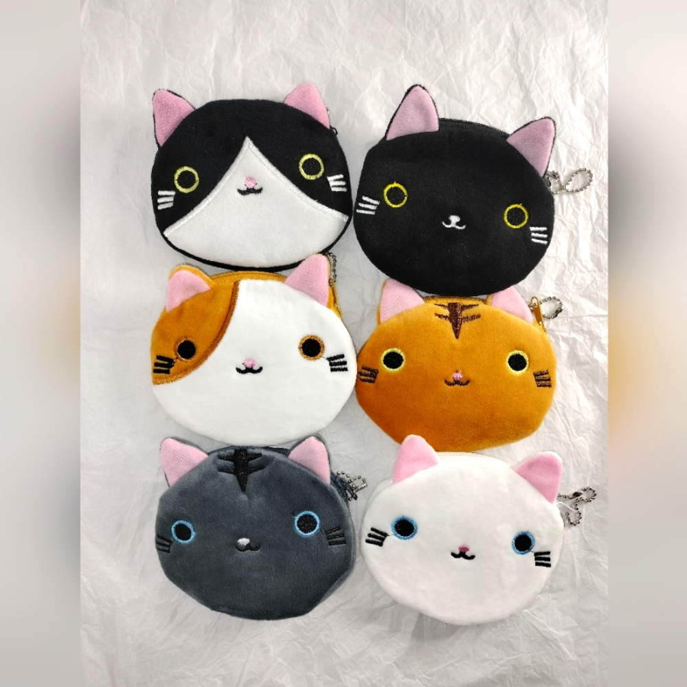 $5w/bundle Soft cat wallet
